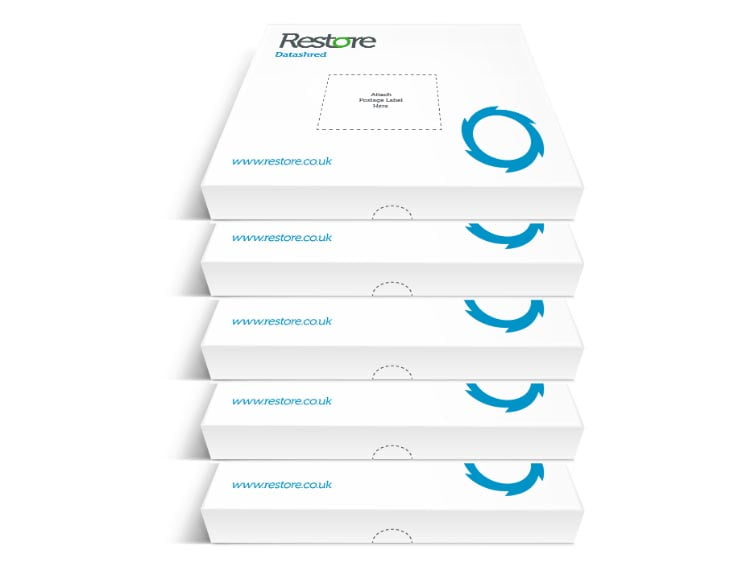 White boxes for home shredding services