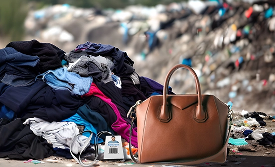 pile of clothes and a bag