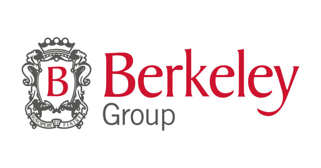 The Berkeley Group logo, a renowned property developer that trusts Restore Digital's services.