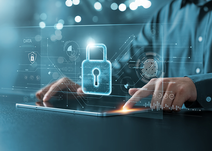 a tech security hologram